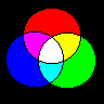 light primaries mixed