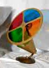Color wheel in position